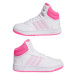 Dievčenská rekreačná obuv ADIDAS Hoops 3.0 Mid K cloud white orchid fusion lucid pink