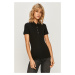 Tričko Lacoste dámske, čierna farba, s golierom