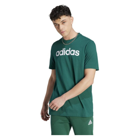 Pánske tričko na fitnes Soft Training zelené Adidas
