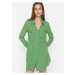 Green Women's Elongated Shirt Trendyol - Women