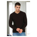 41878 Dewberry V Neck Mens Sweater-BLACK