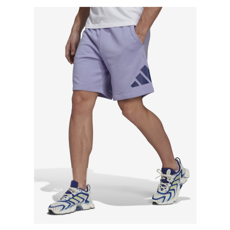 Nohavice a kraťasy pre mužov adidas Performance - svetlofialová