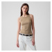 GAP Modal Rib Halter Iconic Khaki