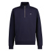 MIKINA GANT SHIELD HALF ZIP SWEATSHIRT EVENING BLUE