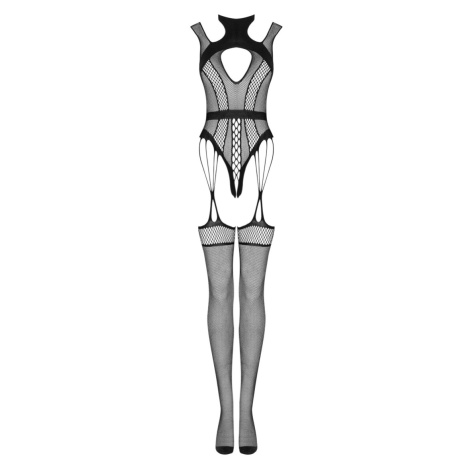 Čierne bodystockings G327 Obsessive