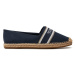 Tommy Hilfiger Espadrilky Mono Webbing Flat Espadrille FW0FW07917 Tmavomodrá