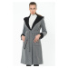 Z6422 DEWBERRY WOMEN'S COAT-GREY