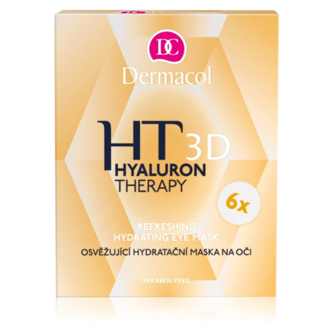 Dermacol Hyaluron Therapy 3D osviežujúca hydratačná maska na oči