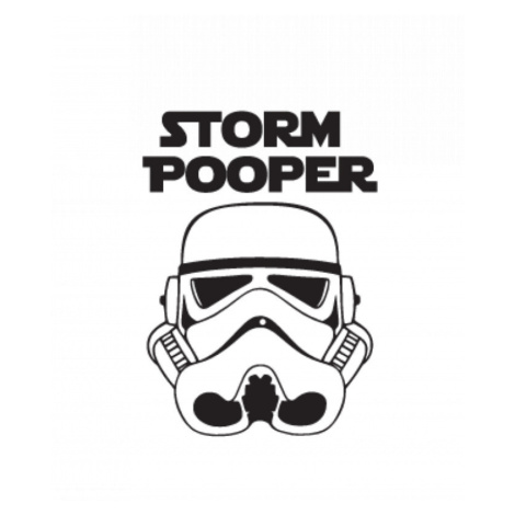 Dětské body s potiskem Star Wars Storm Pooper