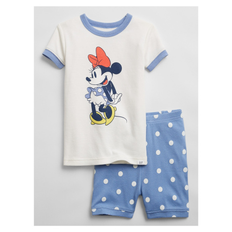 Detské pyžamo GAP & Disney Minnie Modrá