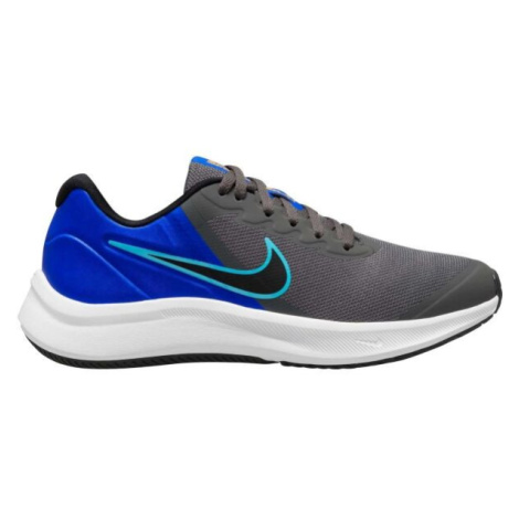 Nike STAR RUNNER 3 GS Detská športová obuv, sivá, veľkosť 36