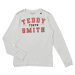 Teddy Smith  T-PERDRO  Tričká s dlhým rukávom Biela
