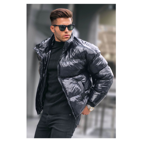 Madmext Black Shiny Basic Puffer Jacket 5993