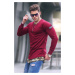 Madmext Claret Red Camouflage Patterned Men's Sweatshirt 2130