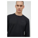 Športové tričko s dlhým rukávom Marmot Crossover čierna farba, jednofarebné