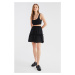 Trendyol Black Ruffle Knit Skirt