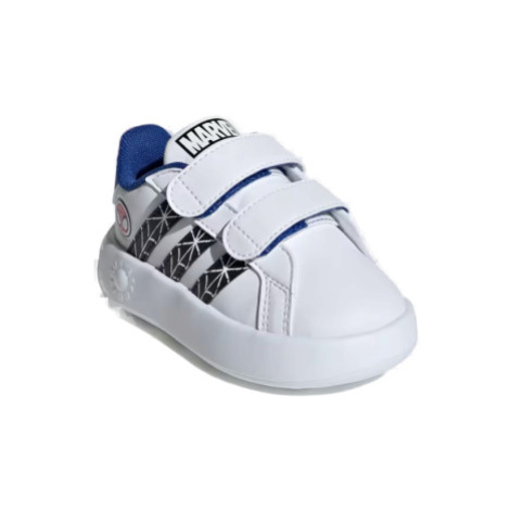 Detská rekreačná obuv ADIDAS Grand Court 2.0 Spider-Man CF I white core black royal blue