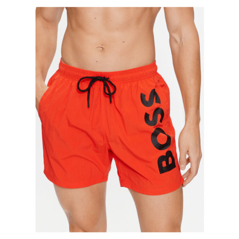 Boss Plavecké šortky Octopus 50469594 Oranžová Regular Fit Hugo Boss