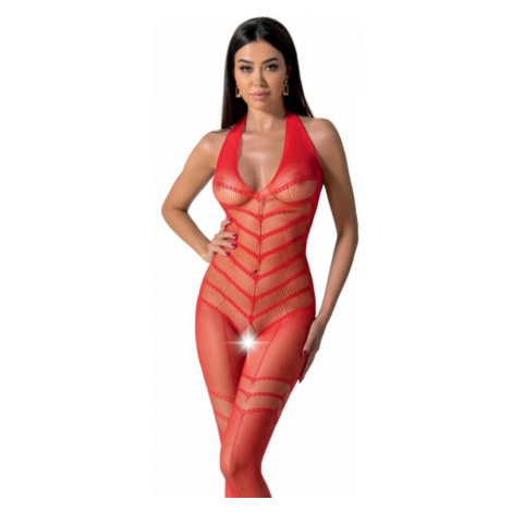 Passion BS100 červený Bodystocking