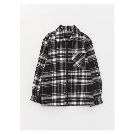 LC Waikiki LCW Kids Plaid Long Sleeve Boys Shirt Jacket