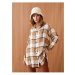 LC Waikiki Shirt Collar Plaid Long Sleeve Women's Tunic