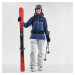 Dámske lyžiarske nohavice FR500 na freeride sivé