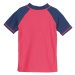 Dievčenské tričko na kúpanie COLOR KIDS T-shirt W. Print, diva pink