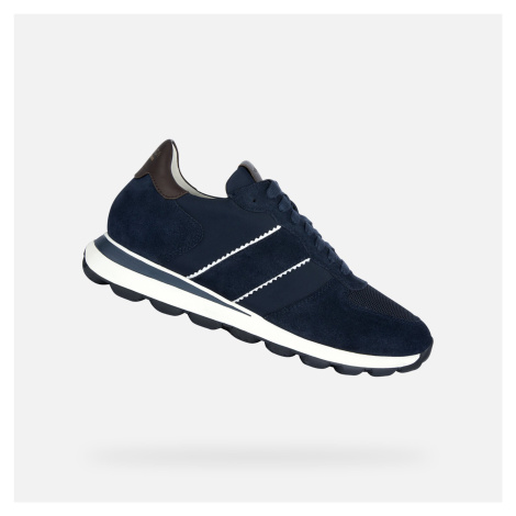 Dark blue men's sneakers Geox Spherica Vseries - Men