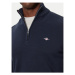 Gant Sveter Casual Cotton Half Zip 8030170 Tmavomodrá Regular Fit