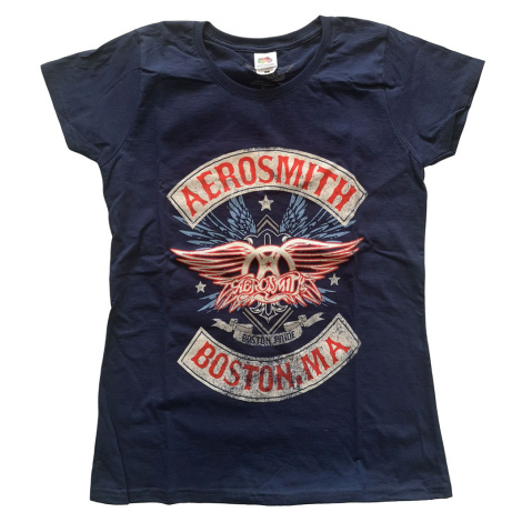 Aerosmith tričko Boston Pride Modrá