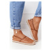 Espadrilles on a straw sole Lu Boo brown