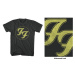 Foo Fighters tričko Distressed FF Logo Čierna