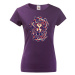Dámské tričko s potlačou fantasy medúzy - darček na narodeniny