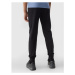 Dievčenské tepláky 4F JUNIOR TROUSERS-4FJWSS24TTROF587-20S-DEEP BLACK