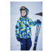 Chlapčenská lyžiarska bunda COLOR KIDS Ski jacket AOP, AF 10.000, blue I