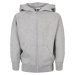 Boys' zip-up sweatshirt grey