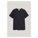 TRIČKO GANT SLIM SHIELD V-NECK T-SHIRT BLACK