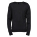 Tee Jays Pánsky merino sveter TJ6000 Black