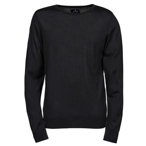 Tee Jays Pánsky merino sveter TJ6000 Black