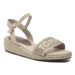 Tommy Hilfiger Espadrilky Rope Wedge Sandal T3A7-33287-0890 S Béžová