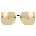 Gucci  Occhiali da Sole  GG1147S 003  Slnečné okuliare Zlatá