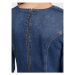 TWINSET Džínsové šaty 222AP229E Modrá Slim Fit