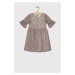 Dievčenské šaty Birba&Trybeyond béžová farba, mini, áčkový strih