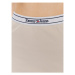 Tommy Jeans Puzdrová sukňa Logo Waistband DW0DW15430 Béžová Slim Fit