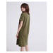 Superdry DESERT GRAPHIC T-SHIRT DRESS Dámske šaty, khaki, veľkosť