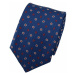 Pánska hodvábna kravata Hanio Klop - modrá