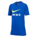 Nike NSW TEE JDI SWOOSH Chlapčenské tričko, modrá, veľkosť