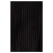 M542 Pletené šaty s rolákom - čierne