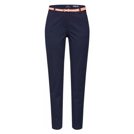 TOM TAILOR Nohavice  tmavomodrá