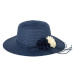 Dievčenský klobúčik Art of Polo 22123 Bouquet Tmavomodrá